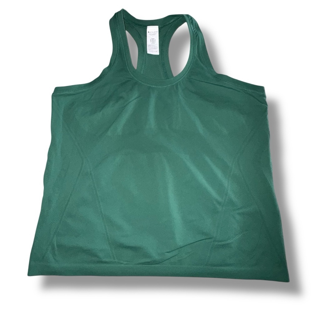 ATHLETA Momentum Seamless Tank - 1X Plus Trillium Green - Picture 5 of 10